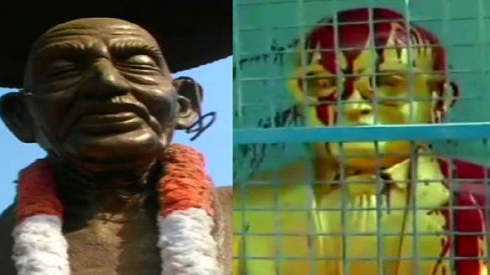 केरल में गांधी तो तमिलनाडु में अंबेडकर की मूर्ति क्षतिग्रस्त